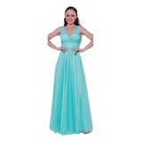 Vestido Festa Longo Com