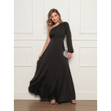 Vestido Festa Longo Fluido