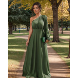 Vestido Festa Longo Fluido