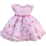 Vestido Festa Luxo Floral