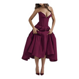 Vestido Festa Luxo Princesa Romântico Cintura Marcada 4n0765
