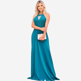 Vestido Festa Madrinha Casamento Saia Soltinha Decote Novo