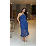 Vestido Flor Trico Feminino