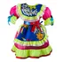 Vestido Floral Junino Infantil Arraial Fantasia Festa Menina