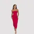 Vestido Franzido Tomara Que Caia Suplex Tubinho Drapeado Kim