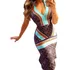 Vestido Frente Unica Estampa Exclusiva  Perfect Way Tam 36