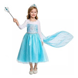 Vestido Frozen Fantasia Princesa