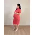 Vestido Gestante/ Gravida Midi Canelado Confortavel Premium