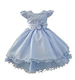 Vestido Glitter Azul Infantil Menina Luxo Temático Tamanho 1