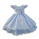 Vestido Glitter Azul Infantil
