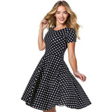 Vestido Gode Bolinha Poa