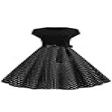 Vestido Godê Duplo Poá Vintage Festa Com Poazinho Preto Anos 60 Tamanho G