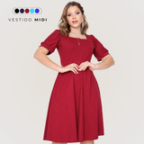Vestido Gode Midi Feminino