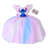 Vestido Inafntil Rosa Stitch
