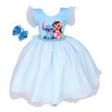 Vestido Inafntil Rosa Stitch