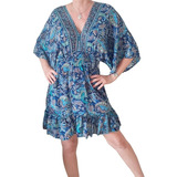 Vestido Indiano Boho Em