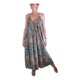 Vestido Indiano Bordados Em