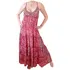 Vestido Indiano Em Seda Com Fenda Importados 