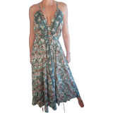 Vestido Indiano Em Seda