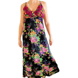 Vestido Indiano Importado Seda