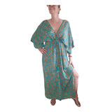 Vestido Indiano Kaftan Tamanho