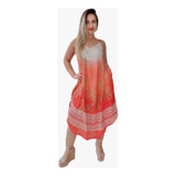 Vestido Indiano Lurex Trapezio