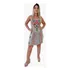 Vestido Indiano Tipo Trapézio Alça C/bordado Batik Cod 005