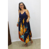 Vestido Indiano Trapezio Alca