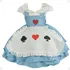 Vestido Infantil  Alice Meninas No País Das Maravilhas Festa