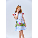 Vestido Infantil Alice No