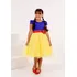 Vestido Infantil Amável Princesa Branca De Neve Linda Festa