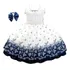 Vestido Infantil Aniversário Formatura Azul 4 Ao 16