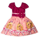 Vestido Infantil Barbie Luxinho