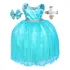 Vestido Infantil Barbie Paris Daminha Flamingo Lol Luvas