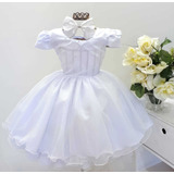 Vestido Infantil Batizado Várias Cores 1