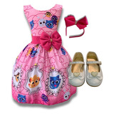 Vestido Infantil Bichinhos Fofos