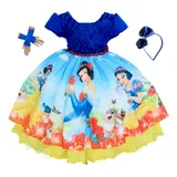 Vestido Infantil Branca De