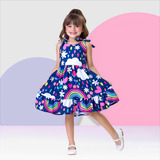 Vestido Infantil Casual Menina