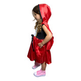 Vestido Infantil Chapeuzinho Vermelho