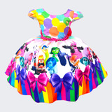 Vestido Infantil Colorido Tematico