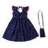 Vestido Infantil Com Babados Borboletinhas Coloridas Lindo!!