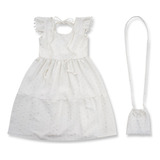 Vestido Infantil Com Babados