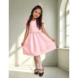 Vestido Infantil Com Cinto