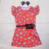 Vestido Infantil Com Pochete