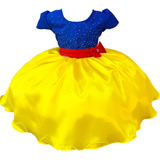 Vestido Infantil Da Branca
