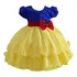 Vestido Infantil Da Branca De Neve Luxo Festa Linda Fantasia