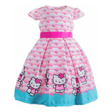Vestido Infantil Da Hello Kitty
