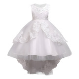Vestido Infantil Daminha Bordado