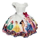 Vestido Infantil De Festa Princesas Disney