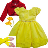 Vestido Infantil De Festa Super Luxo